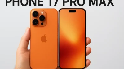 iPhone 17 Pro Max premium design close-up with new camera system